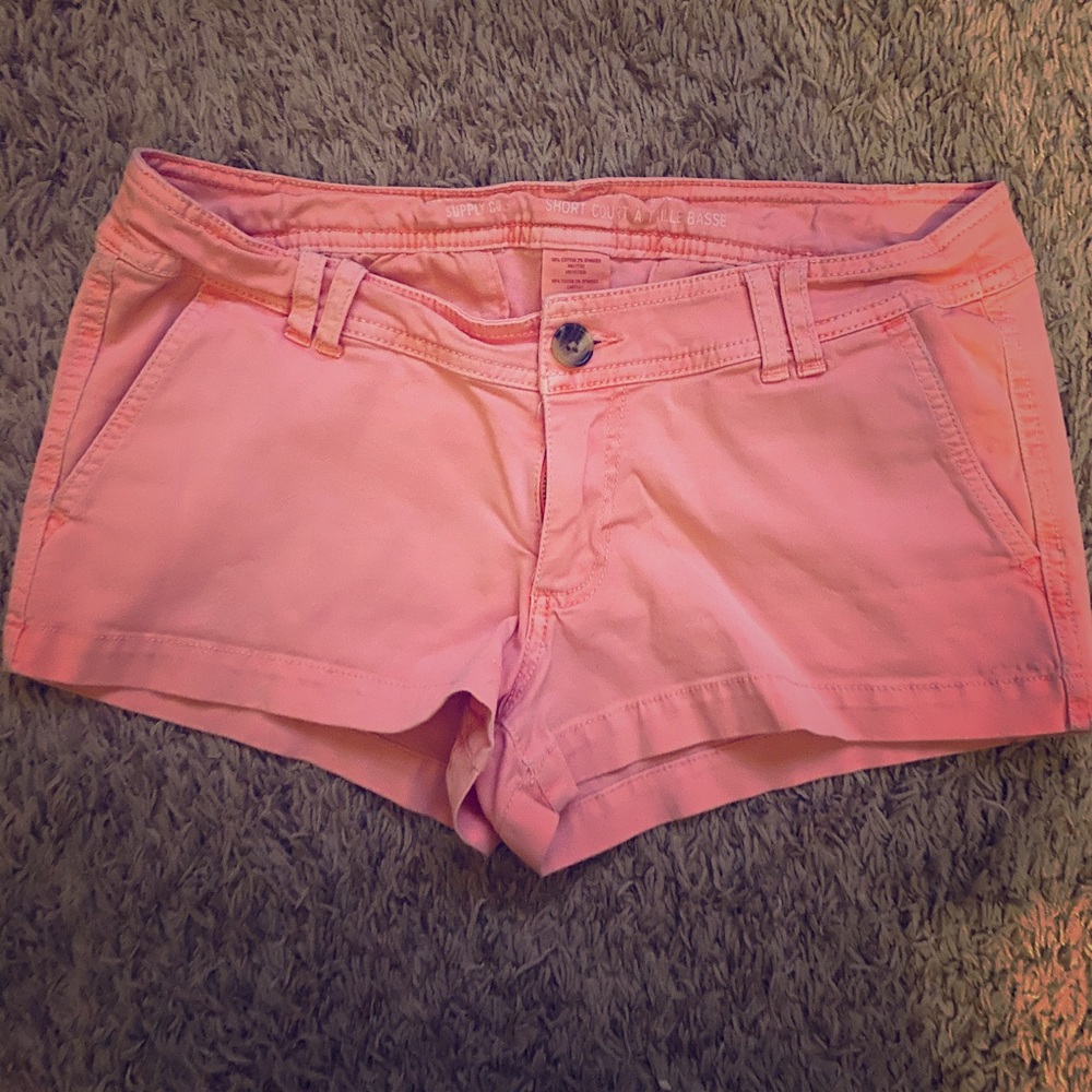Target Mossimo coral shorts.